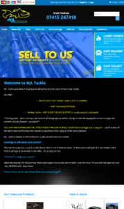 MJL Tackle Website - Website Design Company Hampshire