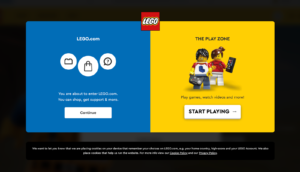 Lego 404 Page Design