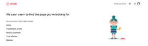 Airbnb 404 Page Design