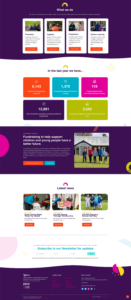 Youth Options Charity Website - Creative Website Design