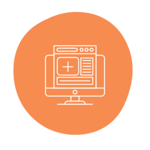 WordPress website design and build process icon