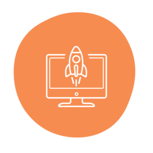 WordPress website launch icon
