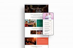 Hello Events website design by Littlebigbox, Romsey Hampshire
