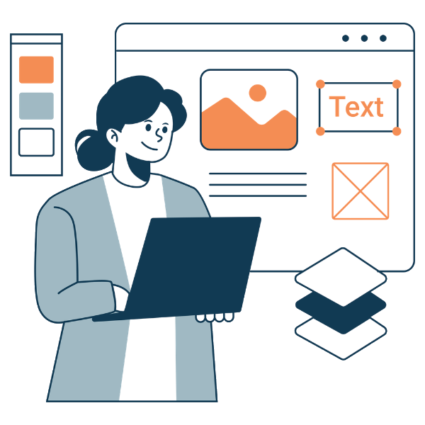 Branded eCommerce website design icon
