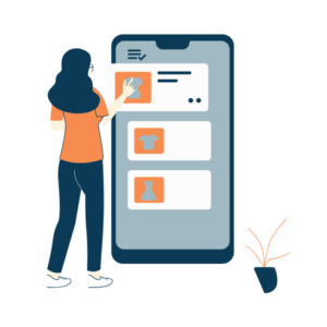 Easy to manage products icon for eCommerce websites