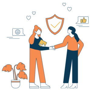 Website trust signals review icon