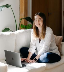 April from Littlebigbox carrying out a website audit to increase enquiries
