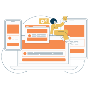 Mobile website experience review icon